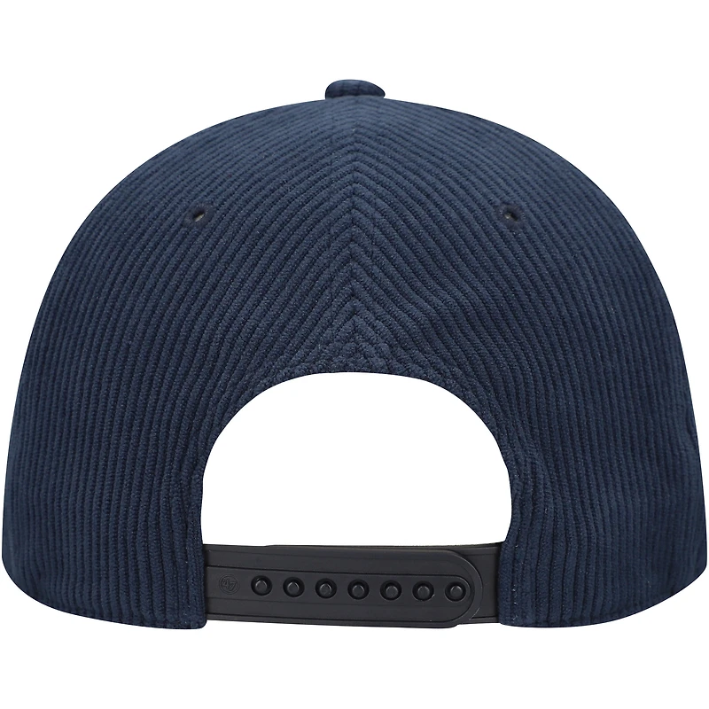 Men's '47 Navy Penn State Nittany Lions Gridiron Double Header Hitch Adjustable Hat