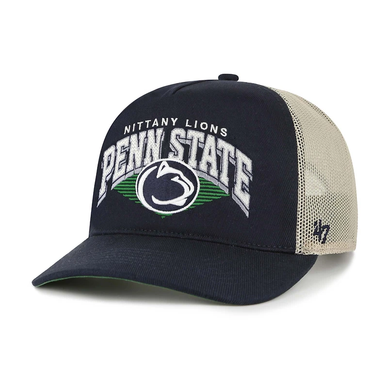Casquette de camionneur ajustable en maille Pomona pour homme, modèle bleu marine 1947, Penn State Nittany Lions