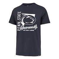 Men's '47 Navy Penn State Nittany Lions Side Arm Franklin T-Shirt