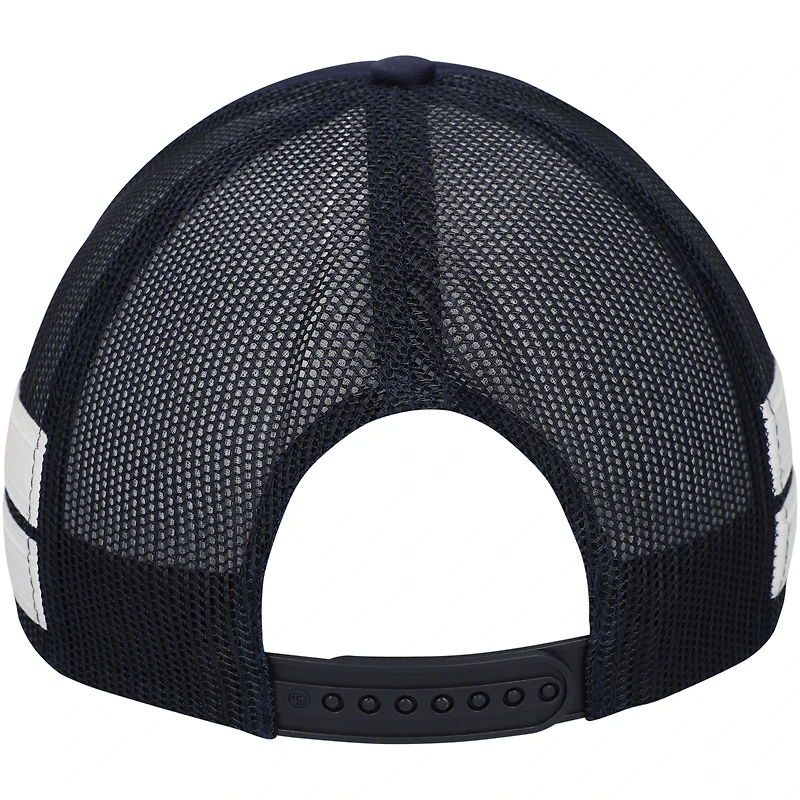 Casquette réglable de camionneur à bande latérale '47 Navy Penn State Nittany Lions pour hommes