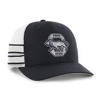 Men's '47 Navy Penn State Nittany Lions Straight Eight Adjustable Trucker Hat