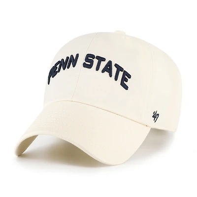 Men's '47 Sand Penn State Nittany Lions Vault Clean Up Adjustable Hat