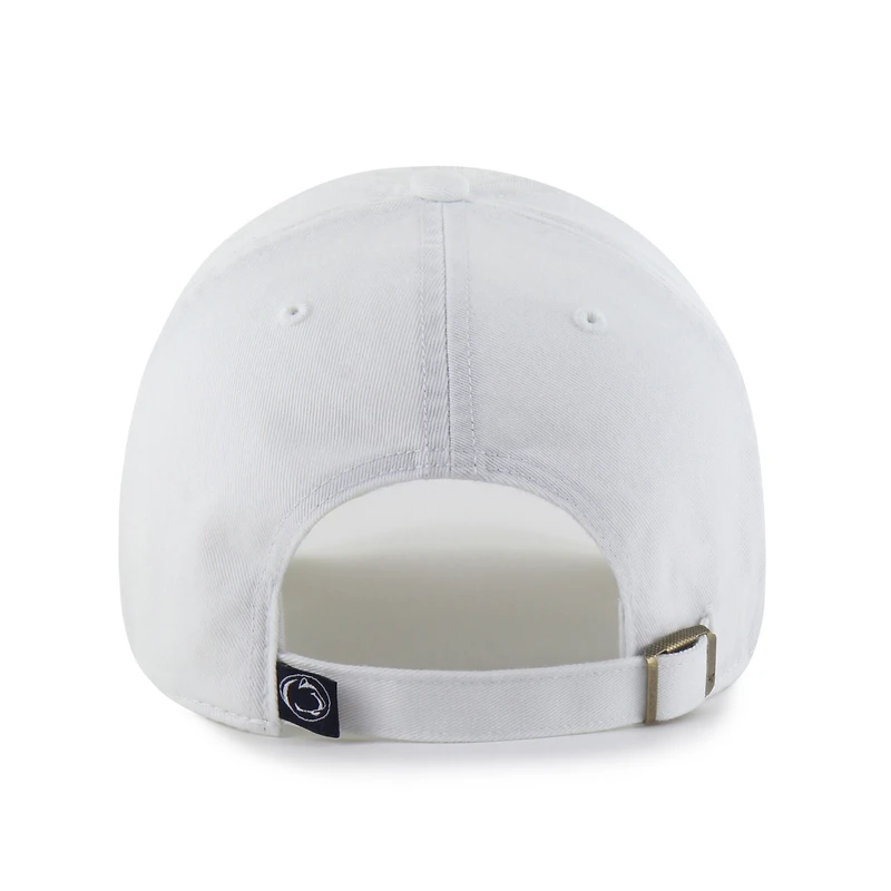 Men's '47 White Penn State Nittany Lions Clean Up Adjustable Hat