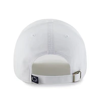 Men's '47 White Penn State Nittany Lions Clean Up Adjustable Hat