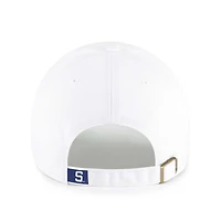 Men's '47 White Penn State Nittany Lions Vault Clean Up Adjustable Hat
