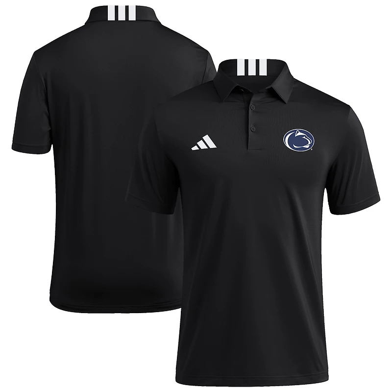 Men's adidas Black Penn State Nittany Lions Golf Polo