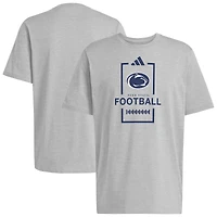Men's adidas White Penn State Nittany Lions Football Cotton T-Shirt