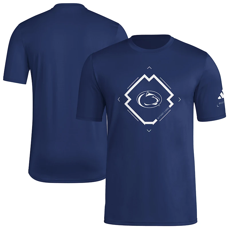 T-shirt en polyester bleu marine adidas Penn State Nittany Lions pour homme