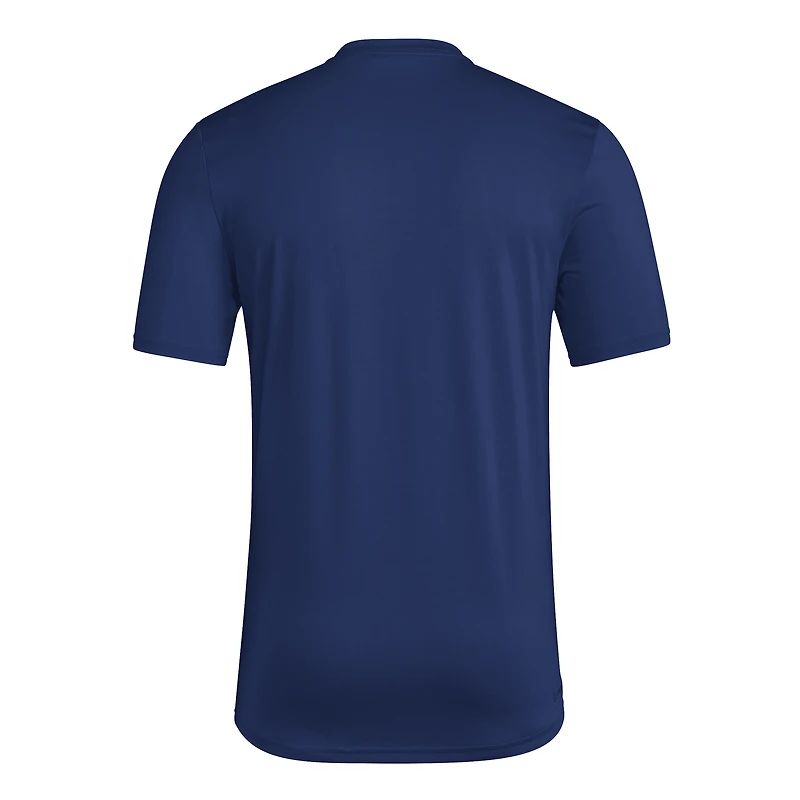 T-shirt en polyester bleu marine adidas Penn State Nittany Lions pour homme