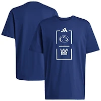 T-shirt en coton adidas bleu marine Penn State Nittany Lions Basketball pour homme