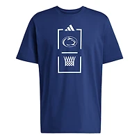 Men's adidas Navy Penn State Nittany Lions Basketball Cotton T-Shirt