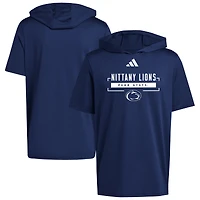 T-shirt à capuche manches courtes adidas Navy Penn State Nittany Lions D4T pour homme