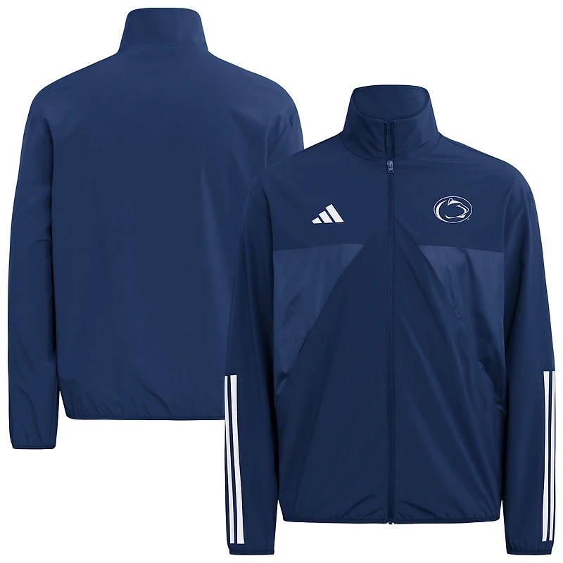 Veste de survêtement zippée intégrale adidas Penn State Nittany Lions House Of Tiro pour homme, bleu marine