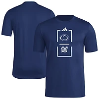 T-shirt d'avant-match adidas bleu marine Penn State Nittany Lions pour homme