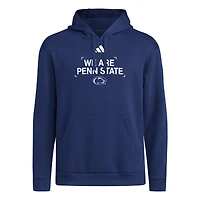 Sweat à capuche adidas bleu marine pour homme avec slogan Penn State Nittany Lions