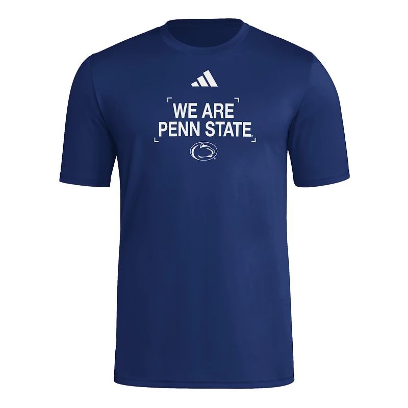 Men's adidas Navy Penn State Nittany Lions Slogan Polyester T-Shirt