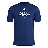 Men's adidas Navy Penn State Nittany Lions Slogan Polyester T-Shirt