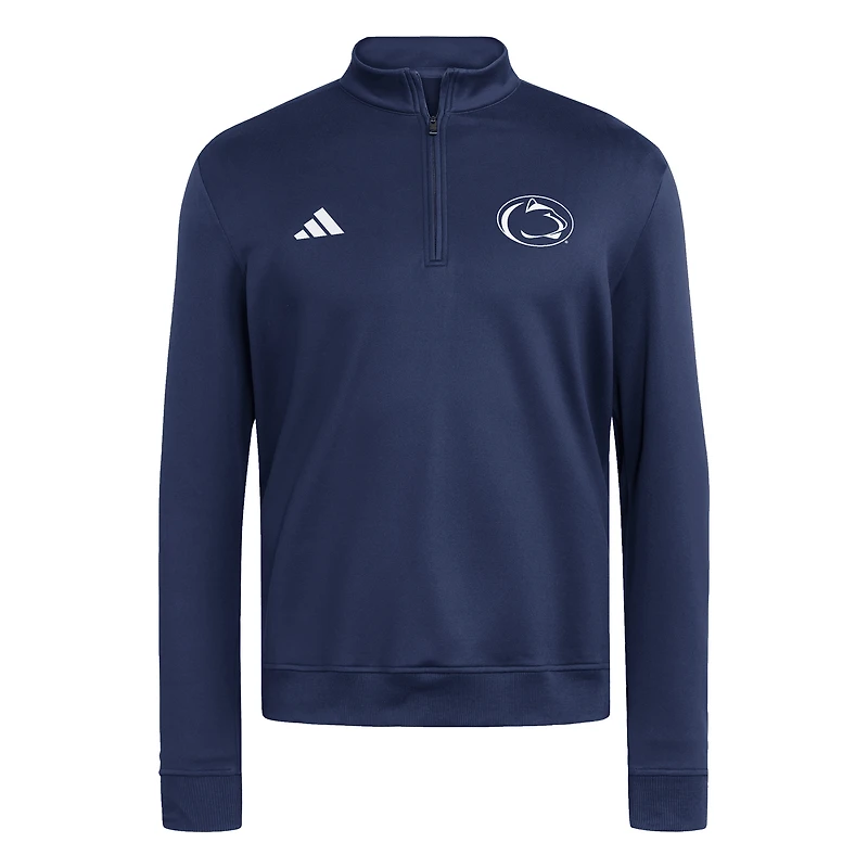 Pull-over adidas bleu marine Penn State Nittany Lions Ultimate365 Cozy à col zippé pour homme