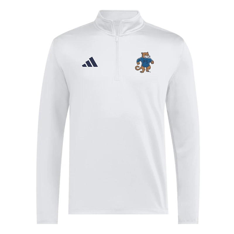 Men's adidas White Penn State Nittany Lions 2026 Sideline Ultimate365 Woven Quarter-Zip Pullover