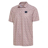 Men's Antigua  Pink Penn State Nittany Lions Desert Dry Dogwood Polo