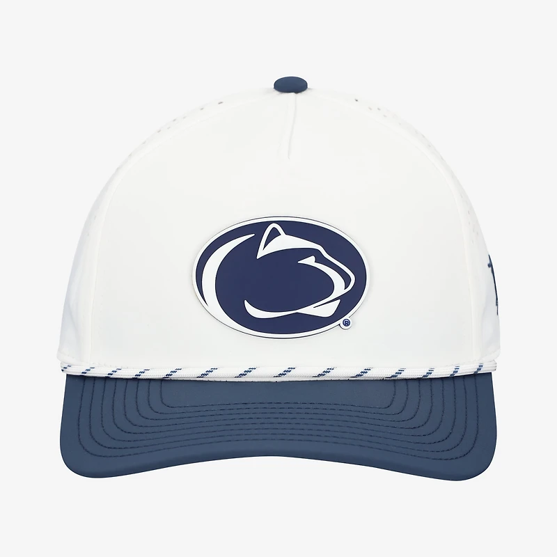 Men's Branded Bills  White/Navy Penn State Nittany Lions Classic Adjustable Rope Hat