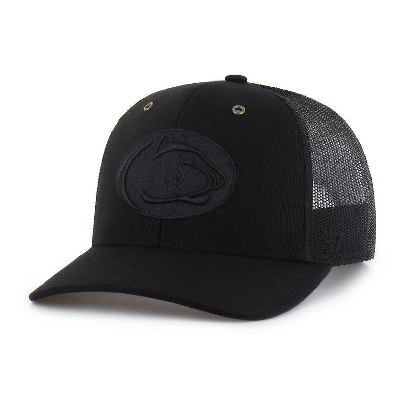Men's Carhartt x '47 Black Penn State Nittany Lions Trucker Adjustable Hat