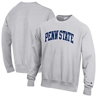 Sweat-shirt en polaire à tissage inversé gris Champion Penn State Nittany Lions pour homme