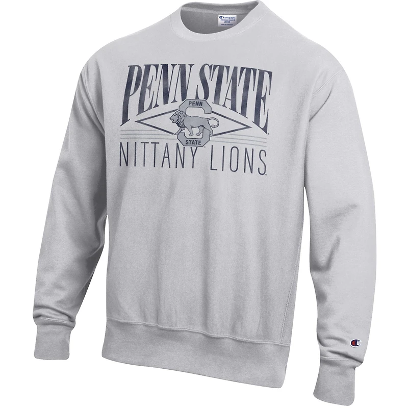 Men's Champion Gray Penn State Nittany Lions Reverse Weave Fleece Sweatshirt