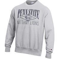 Men's Champion Gray Penn State Nittany Lions Reverse Weave Fleece Sweatshirt