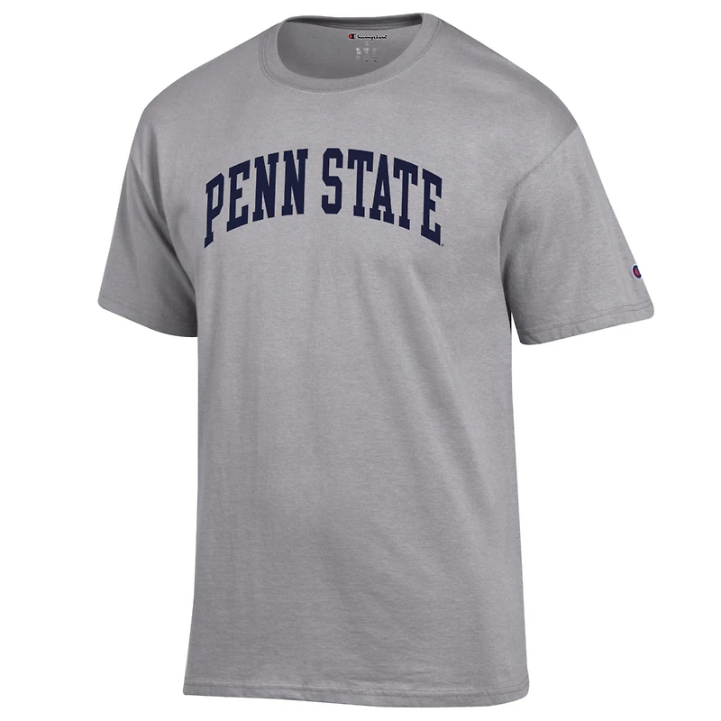 Men's Champion  Heather Gray Penn State Nittany Lions Basic Arch T-Shirt