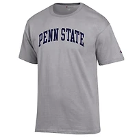 Men's Champion  Heather Gray Penn State Nittany Lions Basic Arch T-Shirt