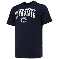 Men's Champion Navy Penn State Nittany Lions Big & Tall Arch Over Wordmark T-Shirt
