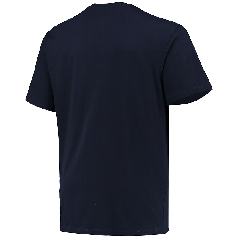 Men's Champion Navy Penn State Nittany Lions Big & Tall Arch Over Wordmark T-Shirt