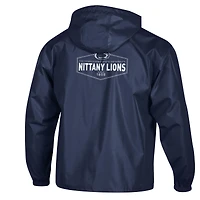Men's Champion Navy Penn State Nittany Lions Delay Packable Half-Zip Jacket