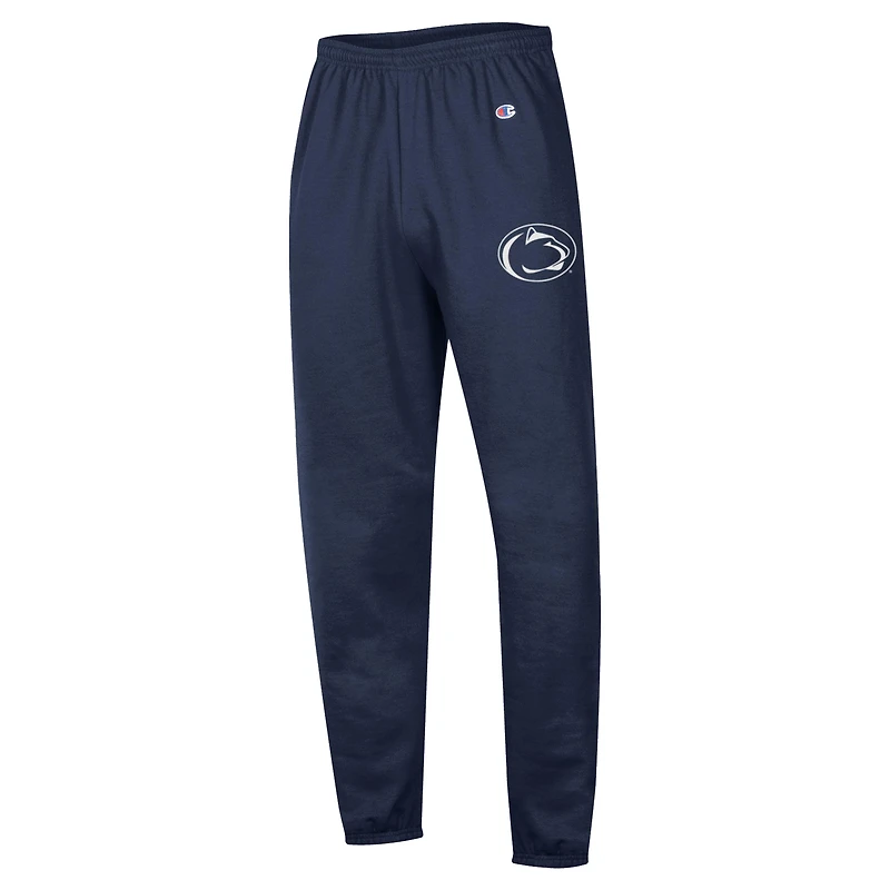 Men's Champion  Navy Penn State Nittany Lions Powerblend Banded Fleece Sweatpants