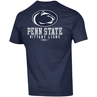 Men's Champion Navy Penn State Nittany Lions Stack 2-Hit T-Shirt