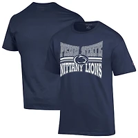 Men's Champion  Navy Penn State Nittany Lions Team Zoom T-Shirt