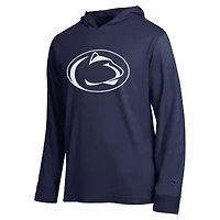 Men's Champion  Navy Penn State Nittany Lions Tonal All-Star Long Sleeve Hooded T-Shirt
