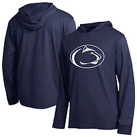Men's Champion  Navy Penn State Nittany Lions Tonal All-Star Long Sleeve Hooded T-Shirt