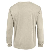 T-shirt à manches longues Champion Oatmeal Penn State Nittany Lions Neutral Arch pour homme