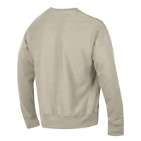 Men's Champion Oatmeal Penn State Nittany Lions Reverse Weave Crewneck Sweatshirt