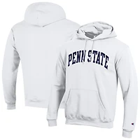Sweat à capuche en polaire Basic Arch blanc Champion Penn State Nittany Lions pour homme