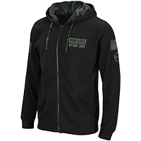 Sweat à capuche léger et entièrement zippé Colosseum Black Penn State Nittany Lions OHT pour hommes