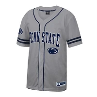 Maillot de baseball Penn State Nittany Lions Free Spirited pour homme, gris Colosseum