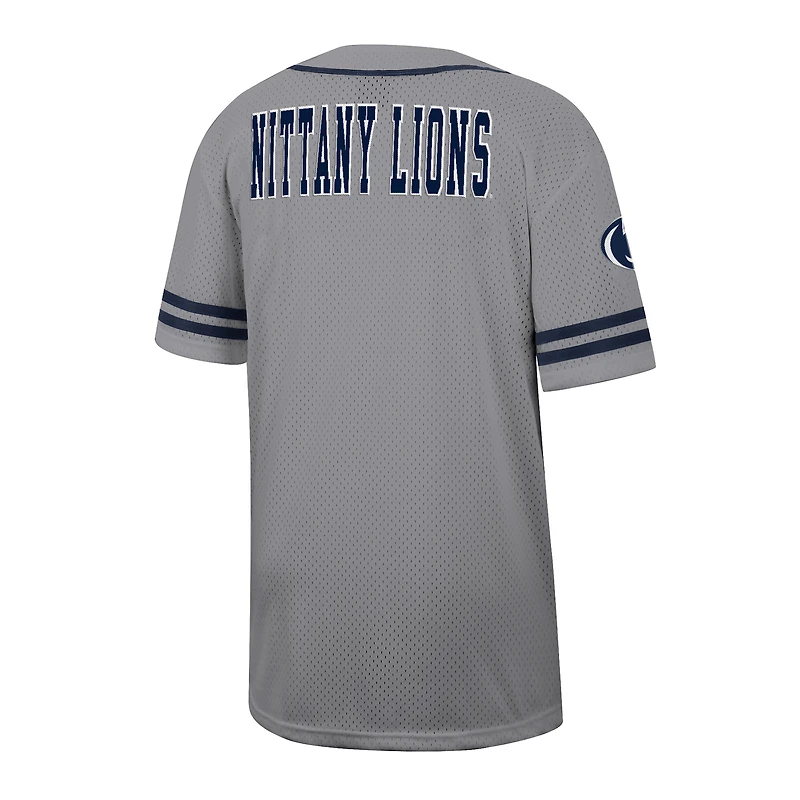 Maillot de baseball Penn State Nittany Lions Free Spirited pour homme, gris Colosseum