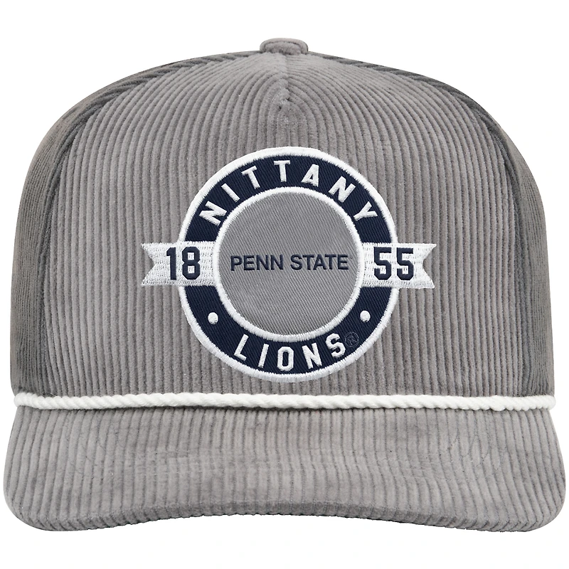 Men's Colosseum Gray Penn State Nittany Lions Where's My Hat Podium Adjustable Trucker Hat