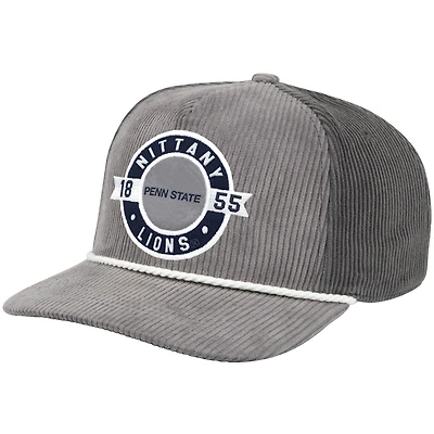 Men's Colosseum Gray Penn State Nittany Lions Where's My Hat Podium Adjustable Trucker Hat