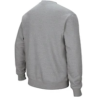 Men's Colosseum Heather Gray Penn State Nittany Lions Arch & Logo Crew Neck Sweatshirt