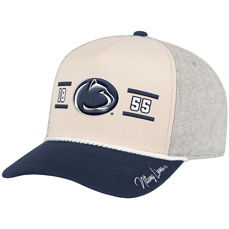 Casquette ajustable Frank Podium pour homme Colosseum Natural Penn State Nittany Lions