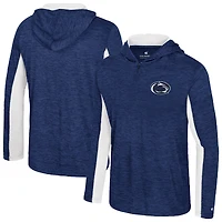 Sweat à capuche zippé quart de tour bleu marine Colosseum Penn State Nittany Lions Always Sunny pour homme